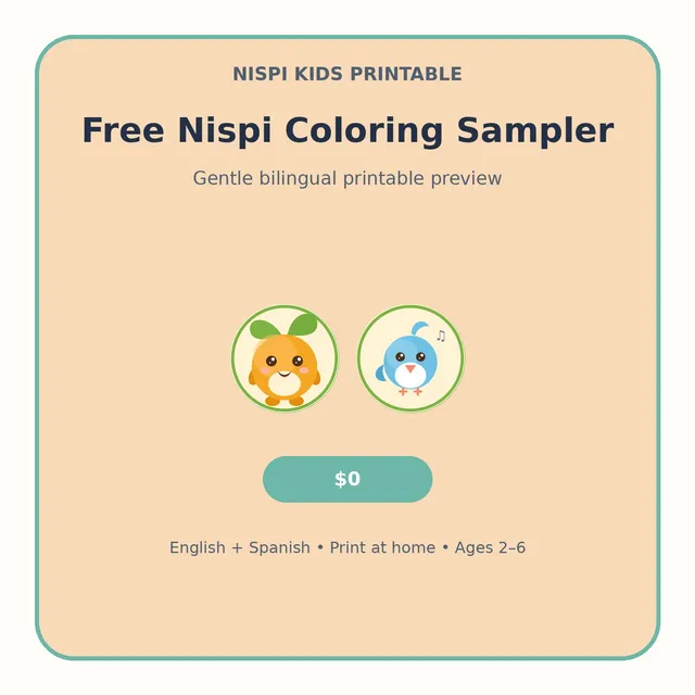 Portada del muestrario gratis de Nispi para colorear